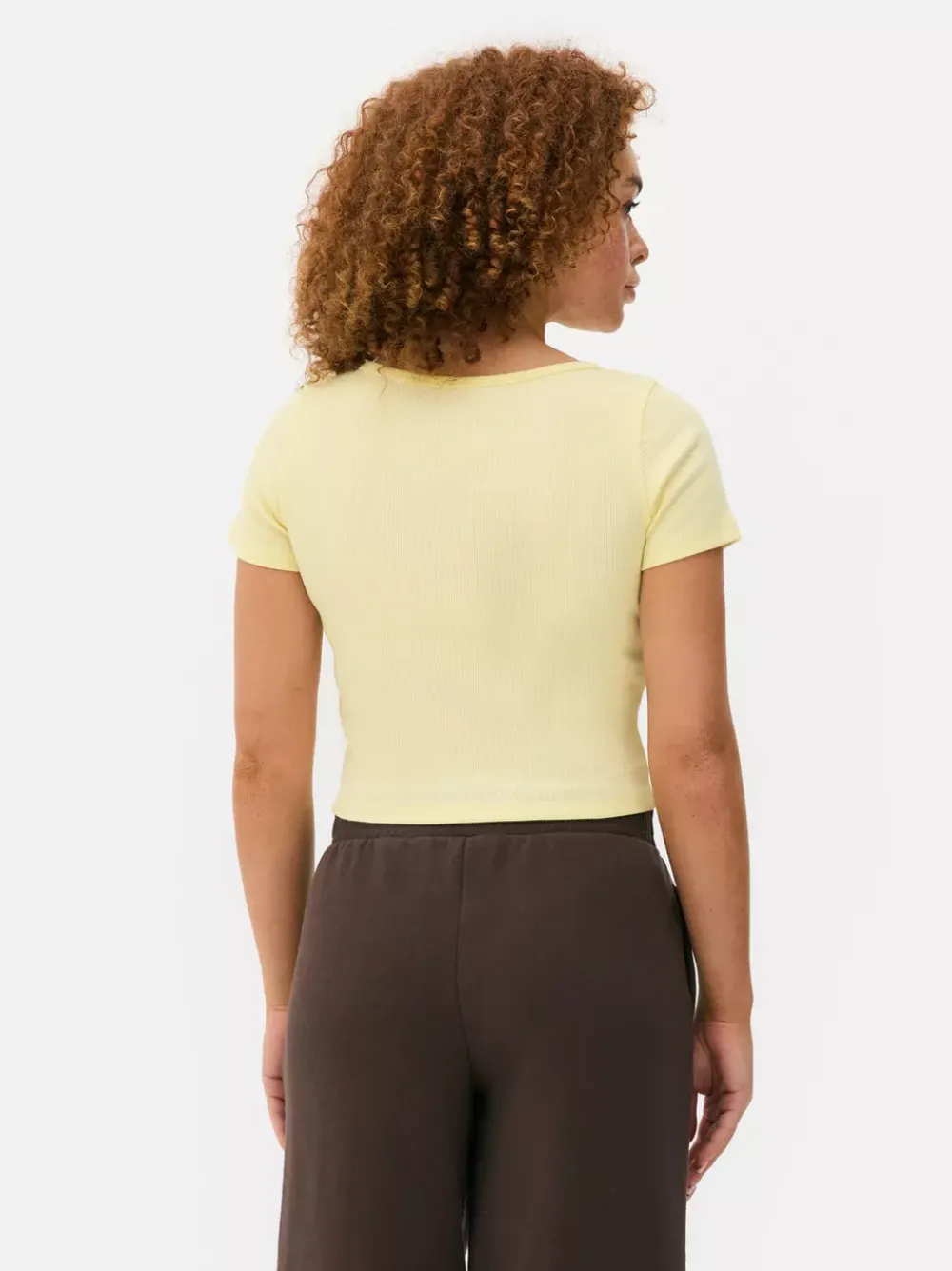 Primark Topy I T-Shirty<Prążkowany T-shirt typu henley