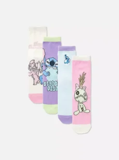 Dzieci Primark Skarpety I Rajstopy<Skarpety do kostki ze Stichem Disneya, 4 pary