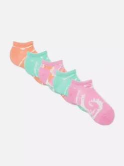 Dzieci Primark Skarpety I Rajstopy<Skarpety sportowe z efektem barwienia tie-dye, 5 par