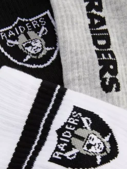 Primark Skarpety<Skarpety z motywem NFL Raiders, 3 pary
