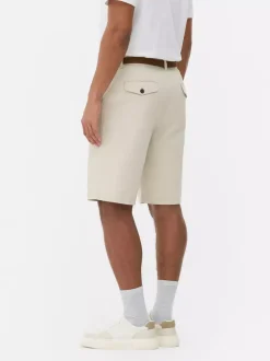Primark Szorty<Spodenki chinosy z paskiem