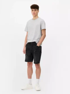 Primark Szorty<Spodenki jeansowe z przetarciami