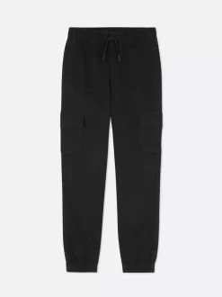 Dzieci Primark Spodnie<Spodnie bojówki ze sznurkiem w talii