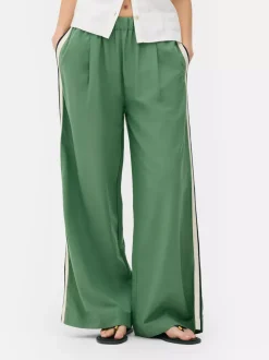 Primark Spodnie I Legginsy<Spodnie z szerokimi nogawkami z lampasami