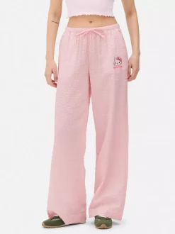 Primark Spodnie I Legginsy<Spodnie z tkaniny seersucker z motywem Hello Kitty