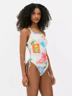 Primark Stroje Kąpielowe I Plażowe<Strój kąpielowy z marszczeniami i wiązaniem z boku