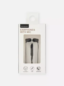 Primark Słuchawki<Słuchawki douszne z mikrofonem