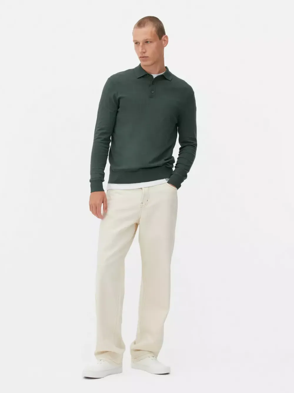Primark Swetry I Kardigany<Sweter polo z długim rękawem