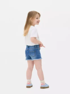 Dzieci Primark Szorty<Szorty jeansowe z postrzępionym wykończeniem nogawek