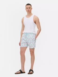 Primark Stroje Kąpielowe I Plażowe<Szorty kąpielowe we flamingi ze sznurkiem w talii