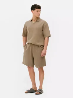 Primark Szorty<Szorty oversize o waflowej fakturze