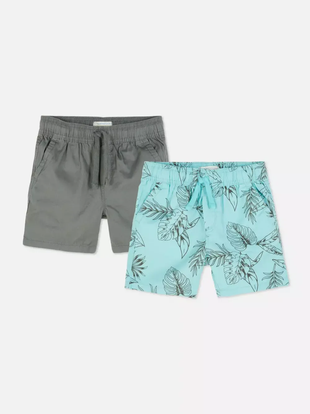 Dzieci Primark Szorty<Szorty z tkaniny ściągane sznurkiem, 2 pary