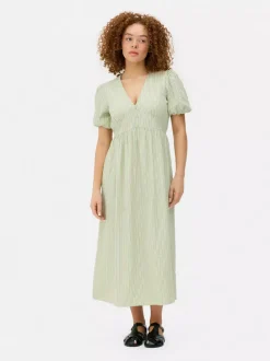 Primark Sukienki<Teksturowana sukienka midi na guziki