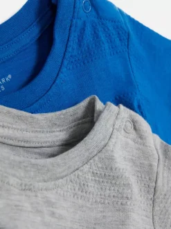 Primark Topy I T-Shirty<Teksturowane koszulki z okrągłym dekoltem, 2 szt.