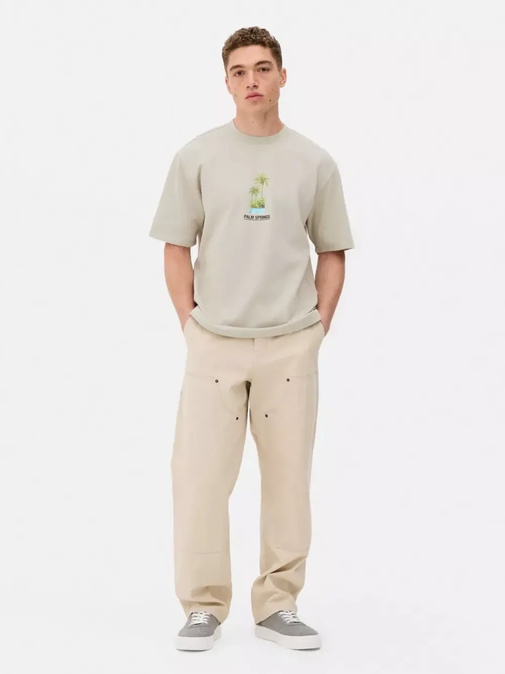 Primark Topy I T-Shirty<Teksturowany T-shirt Palm Springs