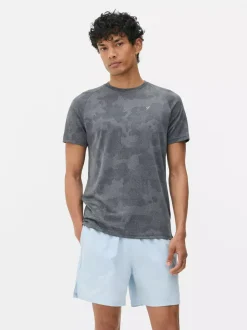 Primark Odzież Sportowa I Domowa|Topy I T-Shirty<Teksturowany T-shirt treningowy