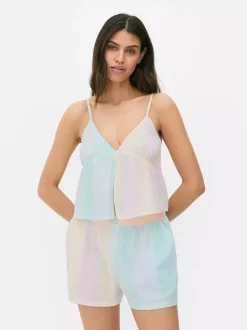 Primark Góry Od Piżamy<Top na ramiączkach z tkaniny seersucker