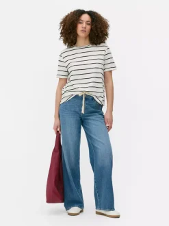 Primark Topy I T-Shirty<Top z krótkim rękawem i teksturowanymi paskami