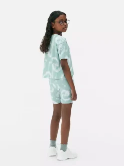 Dzieci Primark Komplety I Gotowe Stroje<T-shirt i szorty z efektem tie-dye Los Angeles