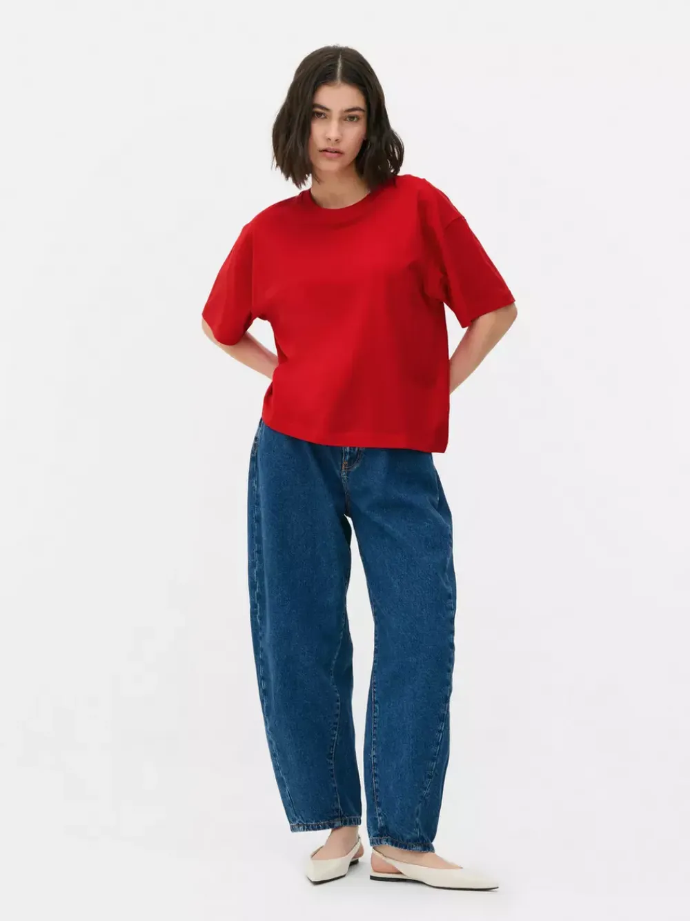 Primark Topy I T-Shirty<T-shirt oversize o kwadratowym kroju