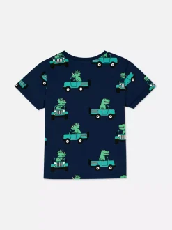 Dzieci Primark Topy I T-Shirty<T-shirt z krótkim rękawem i nadrukiem