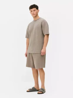 Primark Topy I T-Shirty<T-shirt z krótkim rękawem o waflowej fakturze
