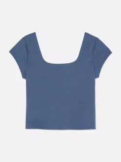 Primark Topy I T-Shirty<T-shirt z minirękawkami