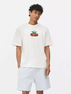 Primark Topy I T-Shirty<T-shirt z nadrukiem Krusty'ego z Simpsonów