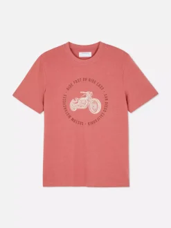 Primark Topy I T-Shirty<T-shirt z nadrukiem motocykla