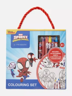 Dzieci Primark Artykuły Plastyczne<Zestaw do kolorowania z motywem Spider-Mana Marvela