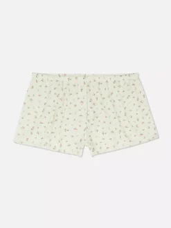 Primark Spodnie Od Piżamy<Ażurowe szorty od piżamy w kwiaty