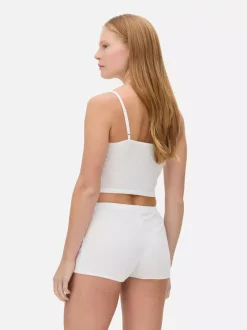 Primark Góry Od Piżamy<Ażurowy top od piżamy na ramiączkach