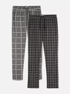 Primark Piżamy<Bardzo miękkie legginsy w kratę, 2 pary