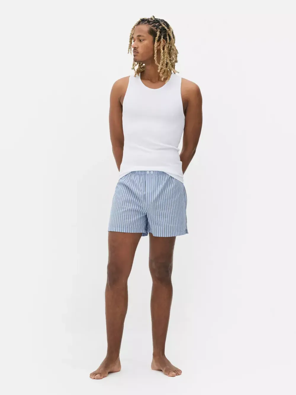 Primark Piżamy<Bawełniane spodenki piżamowe w paski