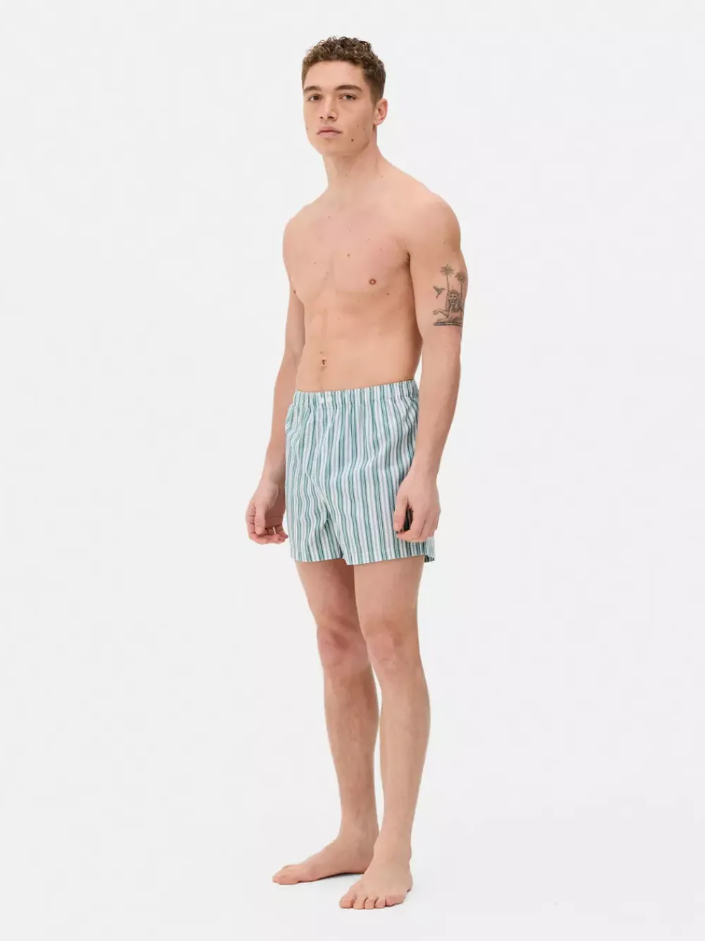 Primark Piżamy<Bawełniane spodenki piżamowe w paski