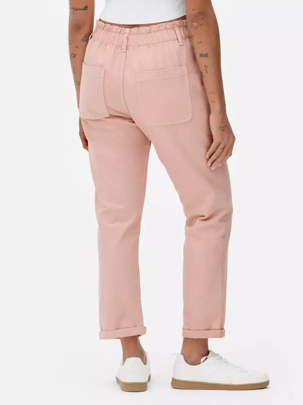Primark Jeansy<Bawełniane spodnie typu paper bag
