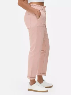 Primark Jeansy<Bawełniane spodnie typu paper bag