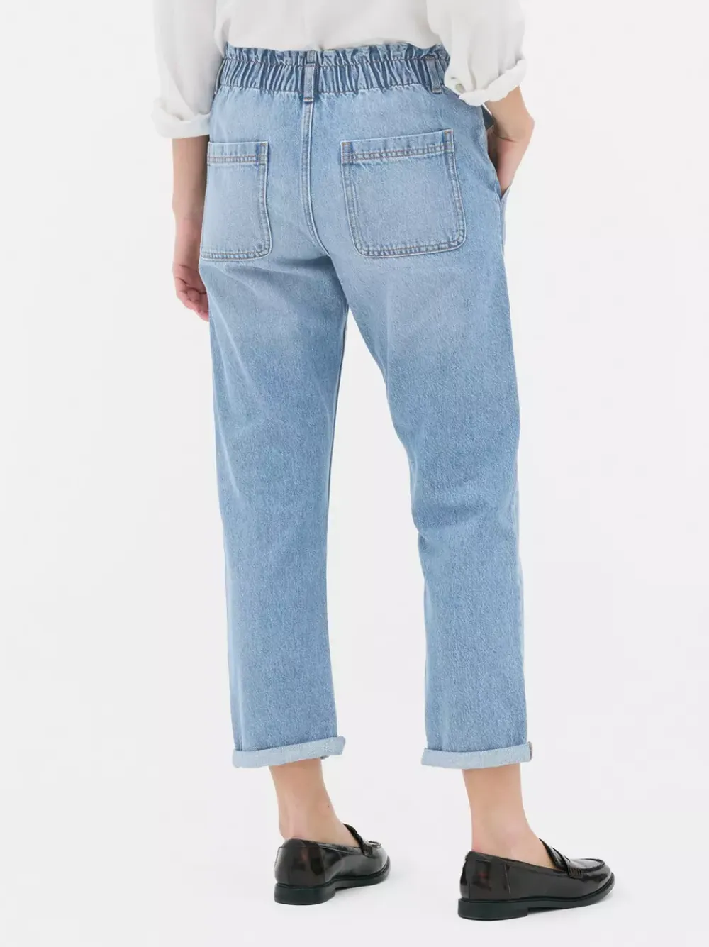 Primark Jeansy<Bawełniane spodnie typu paper bag