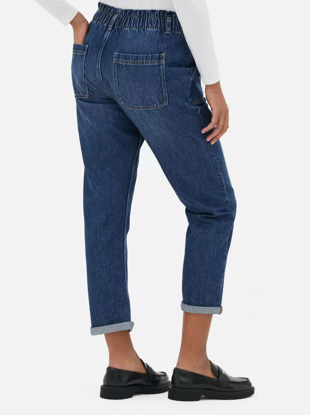 Primark Jeansy<Bawełniane spodnie typu paper bag
