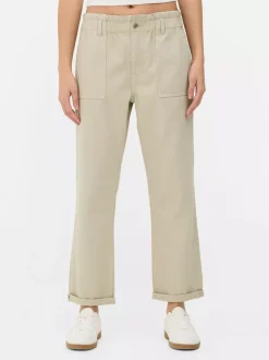 Primark Jeansy<Bawełniane spodnie typu paper bag