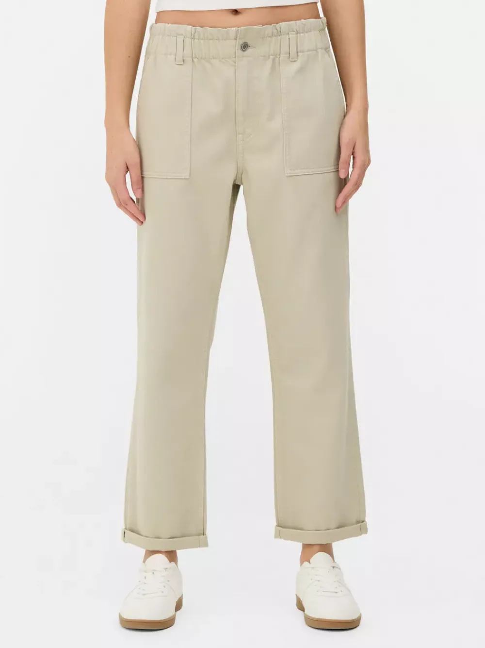 Primark Jeansy<Bawełniane spodnie typu paper bag