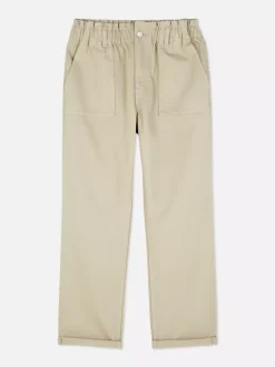 Primark Jeansy<Bawełniane spodnie typu paper bag