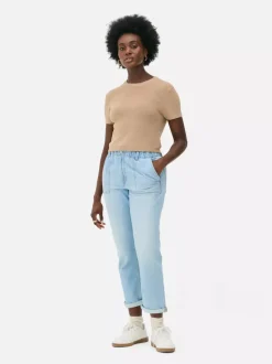 Primark Jeansy<Bawełniane spodnie typu paper bag