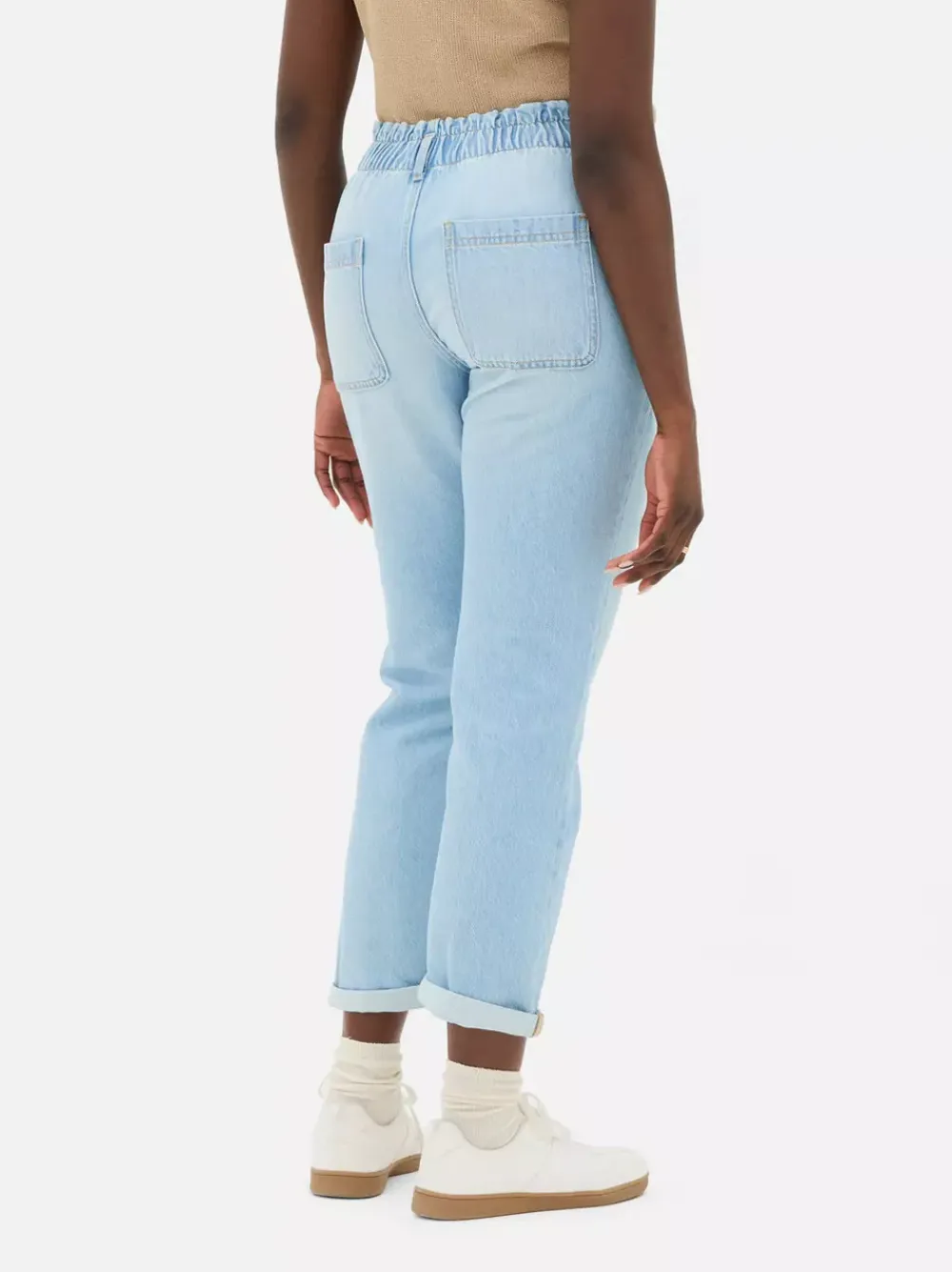 Primark Jeansy<Bawełniane spodnie typu paper bag