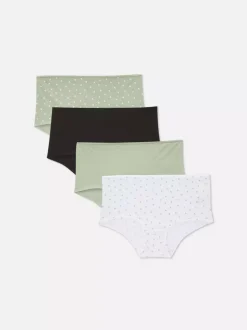 Damskie Primark Majtki Damskie<Bawełniane szorty, 4 pary
