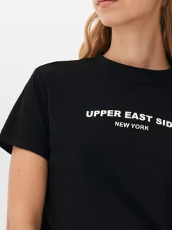 Primark Topy I T-Shirty<Bawełniany T-shirt z nadrukiem