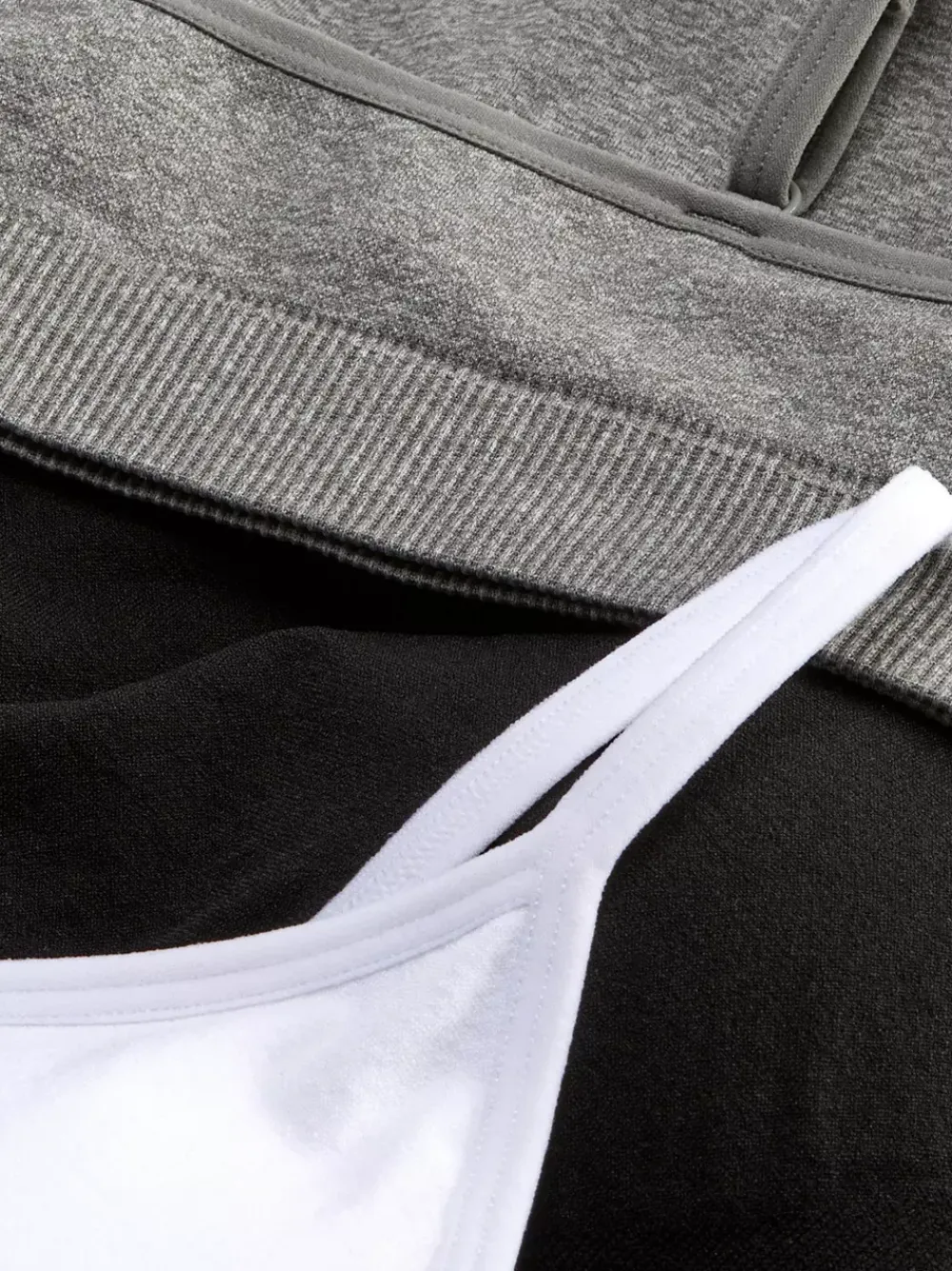 Primark Biustonosze<Bezszwowe krótkie braletki na ramiączkach, 3 pary
