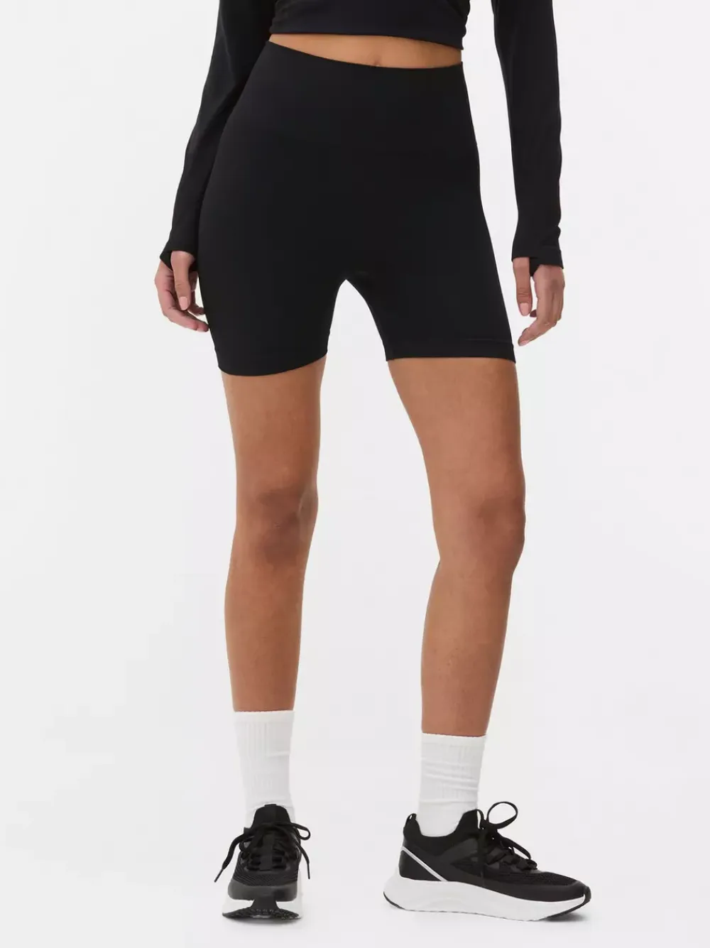 Primark Odzież Domowa I Na Siłownię|Szorty<Bezszwowe szorty do jogi z wysokim stanem