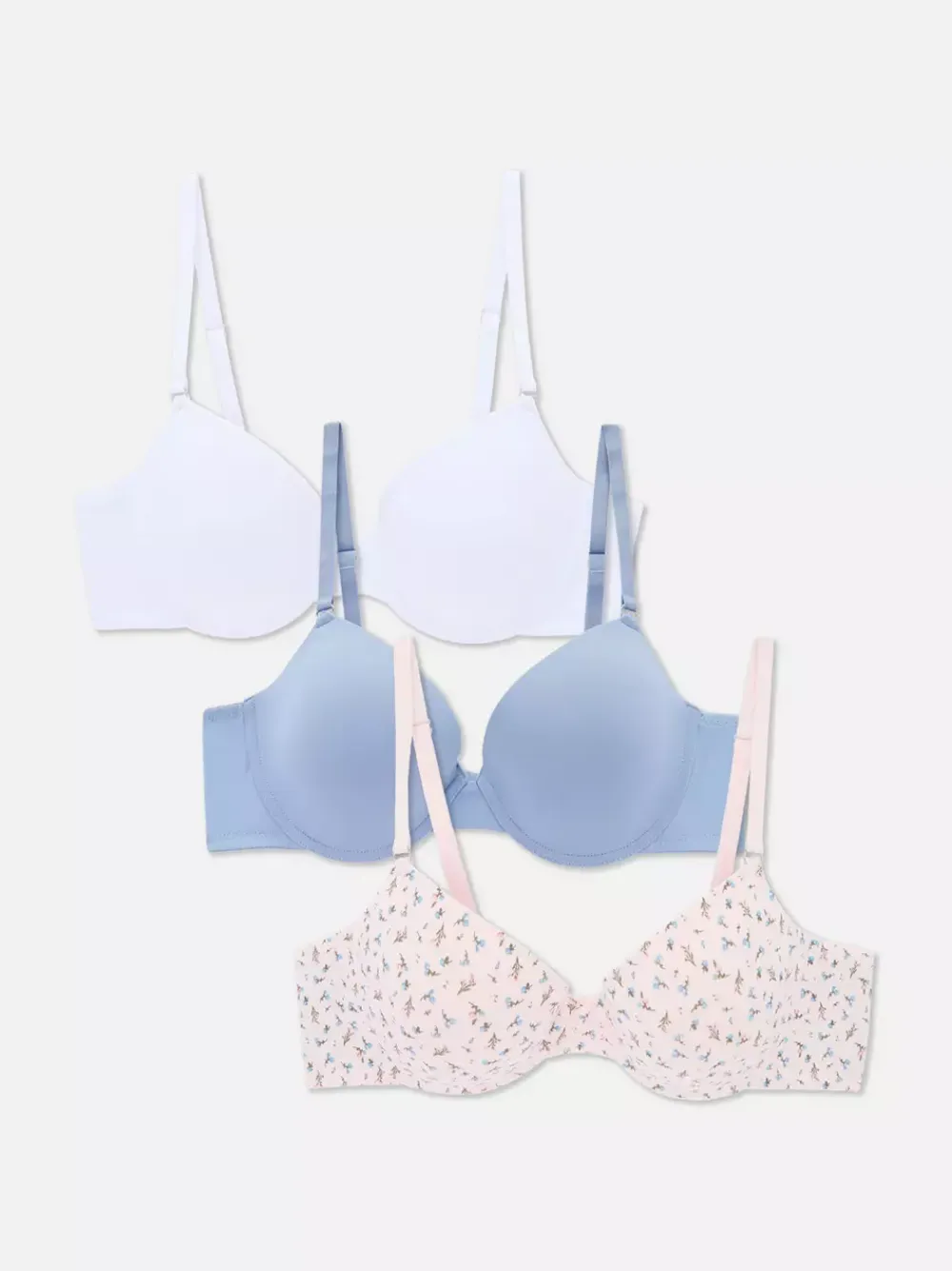 Primark Biustonosze<Biustonosze pod T-shirt, 3 szt.