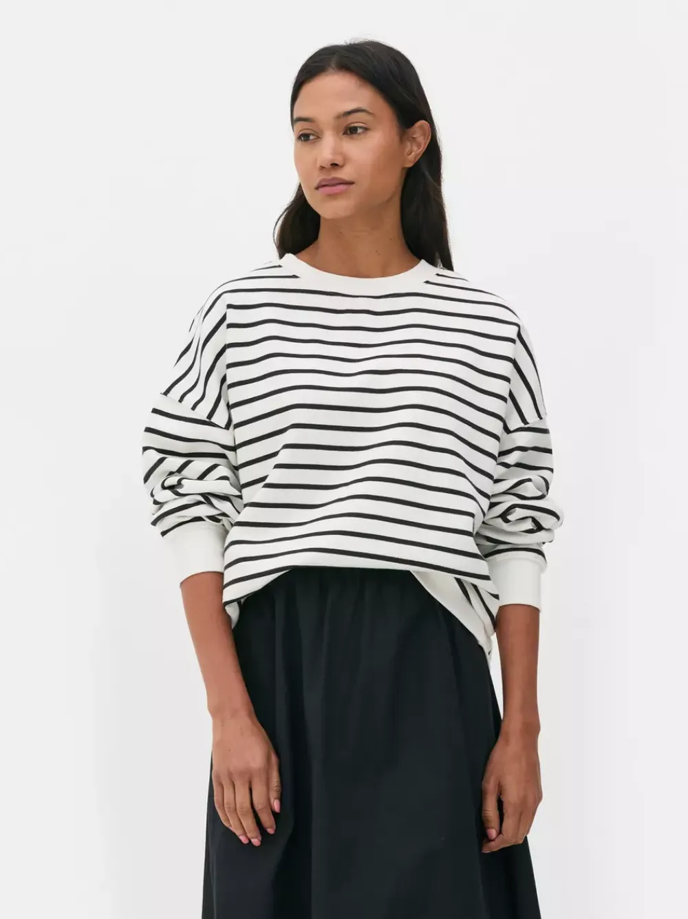 Primark Odzież Domowa I Na Siłownię|Bluzy<Bluza oversize w paski